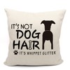 Mancheng-zi Whippet Pillow Covers 18x18 - Whippet Dog Gifts, Gifts