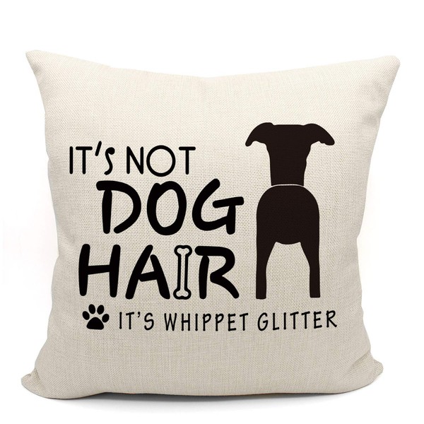 Mancheng-zi Whippet Pillow Covers 18x18 - Whippet Dog Gifts, Gifts