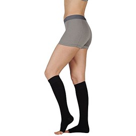 Juzo 17240 20-30 mmHg44; Dynamic44; Knee44; OT44; Silicone44; 3.5cm44; Black - Size I