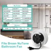 Unbranded S97017705 Motor Assembly for Broan Nutone Bathroom Fan Replacement