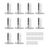 VEVOR Glass Clamp, 10 PCS Square Glass Railing Bracket for