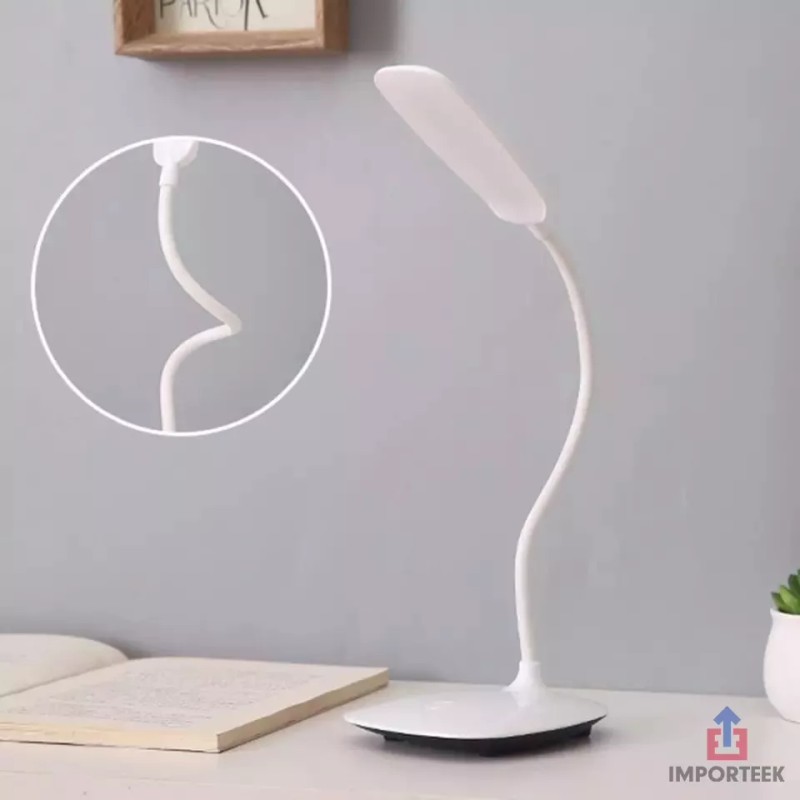 Importeek Lampara Escritorio Recargable Usb Led Ajustable 360 Lectura