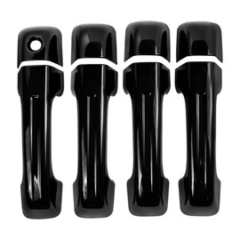Barong for Dodge Ram 1500 2019-2025 Accessories Door Handle Cover Exterior Trims Handle Protection Glossy Black (W/O Smart Hole，Not for 1500 Classic)