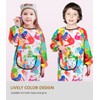 MINIQ Kids Art Smock,Waterproof Painting Apron Artist Smocks with Pocket