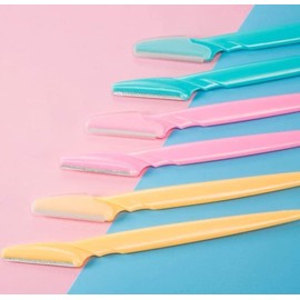 Goodbuy Set de 3 Perfiladores, Maquinilla de Afeitar Ceja Afeitadora con Cubierta de Precisión para Mujer (3 Piezas)