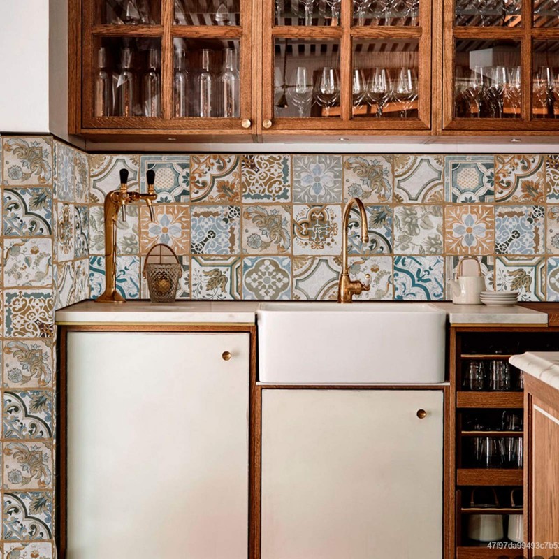 24pcs Pegatinas para Azulejos de Despegar y Pegar, Decoración de