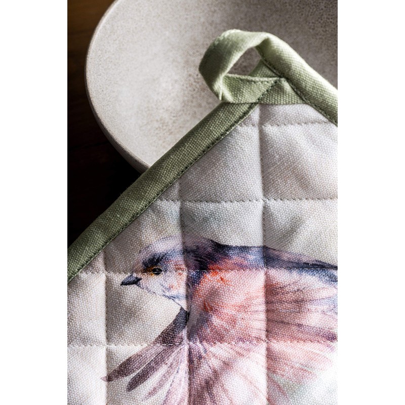 Maison d' Hermine Spring/Summer Set with Oven Gloves and Pot