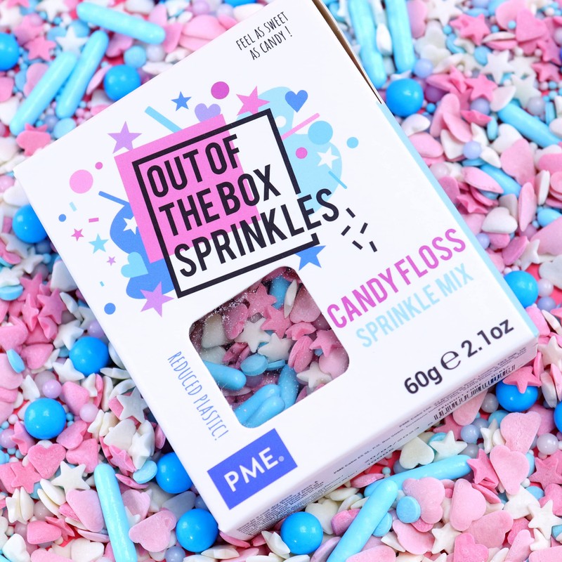 PME Out the Box Sprinkle Mix, Candy Floss