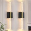 Battery Operated Wall Sconces Set of 2, 28in Rechargeable Wireless