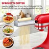 Pasta Maker Attachment for all KitchenAid Stand Mixer, including Spaghetti