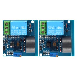 DollaTek 2 12v 5a Ac Current Sensor Relay Module Adjustable Overcurrent Protection Switch 12v Power Relay With Detection For Hvac Industrial Automation