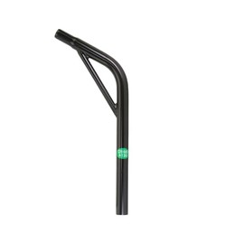ALTALINE Bicycle Chromoly 25.4mm Black Lay-Back with Support Seatpost 400mm Long