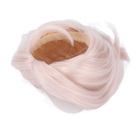 Doll Wig, Middle Parting, Short Wig, Soft Silk Weave, Artificial Hair, Mechanical Dolls or Dolls with Ball Joint (1/3 22-23 cm Head Circumference)