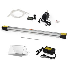 Oztwel 23.6in 60cm Acrylic PVC Plastic Bender, Acrylic Bender Heater, Plastic Sheet Bender, Manual Hot Heating Bender Tool, with 2 Heating Wires, for 1-6mm Plastic Bending 110V, 800W