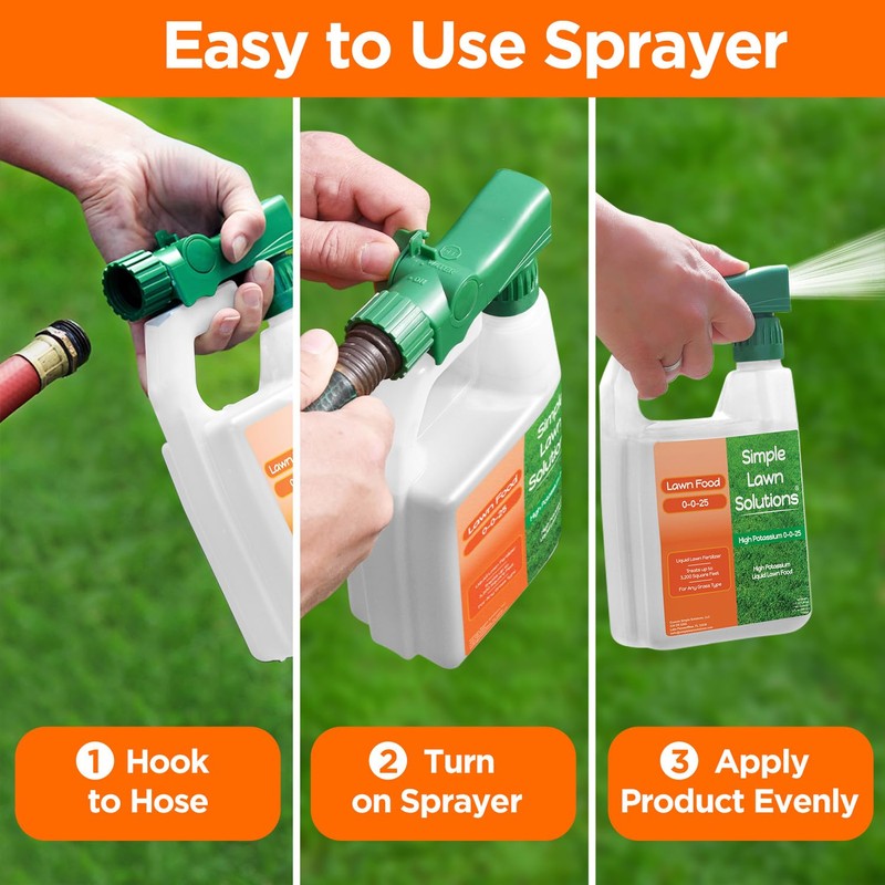 Simple Lawn Solutions - High Potassium Lawn Food Liquid Fertilizer