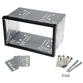In-Dash Mounting Frame for Car Radios, Double DIN ISO 100mm, Universal Metal