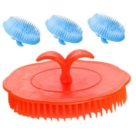 TOVINANNA 4pcs anti-dandruff shampoo Bath Brush/Massage Brush pe hair massage brush scalp scrubber head grabber head massage brush shampoo brush massager scalp care
