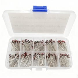 BEHOSHI Set of 200 Zener Diodes Rectifier Diodes 1N4728-1N4737 Voltage Regulator Diode Kit for Electronics and Industrial Electronics Components with Storage Case