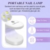 Saviland Single Color Gel 15ml White with USB Nail Dryer