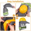 ULTECHNOVO Hard Hat Sun Shade, High Visibility Sun Visor Neck