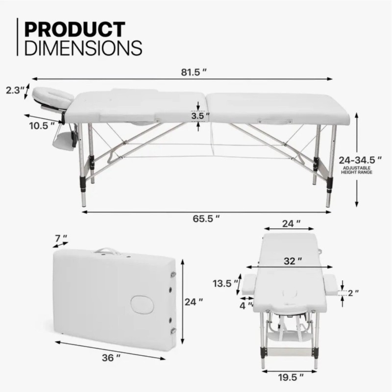 Unbranded MASSAGE TABLE ,SHiPS TO PUERTO RICO tattoo, Skin Care,Eyelashes