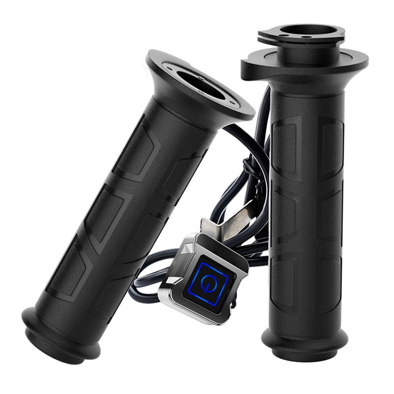 1 Pair Handlebar Heated Grip 3 Level Temperature Adjustment Electric