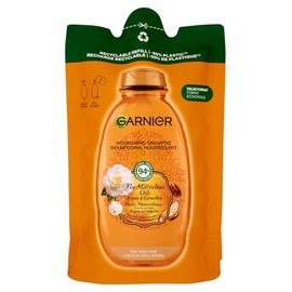 Garnier Ultra Wunderbare Öle Argan & Kamelie, Eco-Nachfüll-Shampoo, nährend, trockenes Haar, stumpfes Haar, 250 ml
