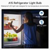 SHINESTAR Refrigerator Light Bulb,120V 40W Equivalent A15 Fridge Waterproof Bulbs,