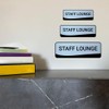 Standard Plus Staff Lounge Wall or Door Sign | Office