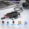 Warrky 7 In 1 Usb A Memory Card Reader 5Gbps