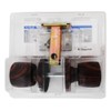 COW WR-212 Door Knob, For Passage, 261-11-O, Backset, 2.4 inches