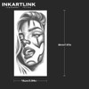 INKARTLINK 2 Sheets Extra large Semi Permanent Tattoos, Temporary Tattoos,