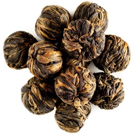 Yunnan Black Dragon Pearls Tea - Strong and Malty Pearl - Golden Special Grade 50g