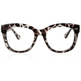 AEZUNI Oversized Reading Glasses Women Large Readers 0 1.0 1.25 1.5 1.75 2.0 2.25 2.5 2.75 3.0 3.5 4.0 5.0 6.0(Leopard,150)