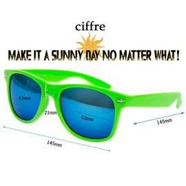 Ciffre Nerd Retro Look Sunglasses, Pilot’s Glasses, Vintage Look - Approx. 80 Different Models, Many Colours, Vari 2 -