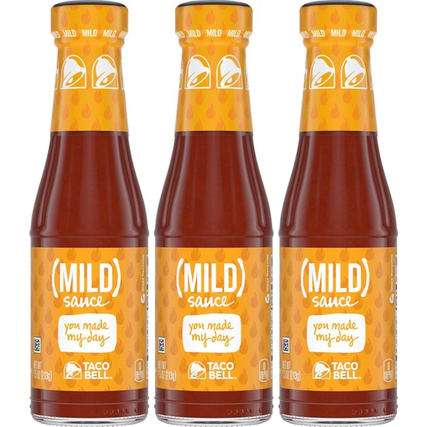 Taco Bell Mild Sauce, 7.5 ounce (Pack of 3)