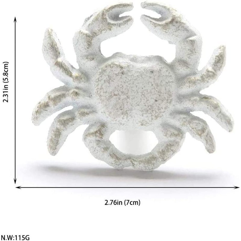 DPOWERFUL Retro Cast Iron Drawer Pulls Handles for Dresser Cupboard