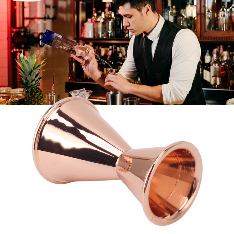 Cocktail Jigger Double Sided Stainless Steel Bar Shot Measuring Cup