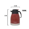 Westinghouse Cafetera de Acero Inoxidable Rojo de 1500ml (WCBL00281500RD)