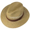 Classic Traveller Straw Hat for Men and Women - 100%