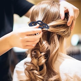 4 Pcs Flat Hair Clips for Women, French Hair Accessories, Vintage Hairs Barrettes in Mixed Colours, Strong Hold Grip Closure Hairpin, Large Claw Clips for Thick Thin Long Short Hair Stylish