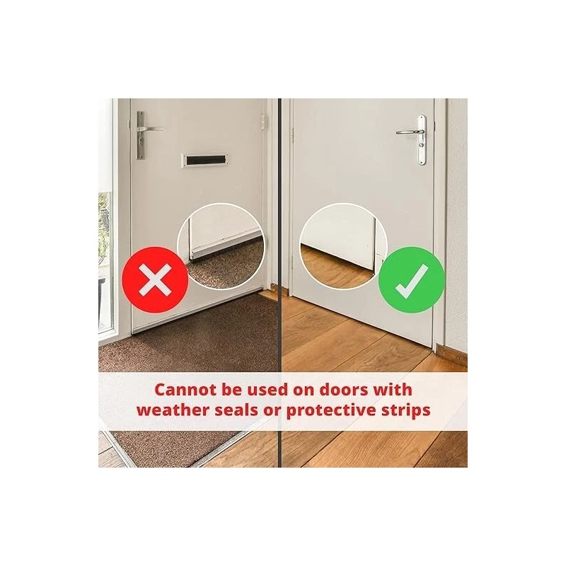 DoorJammer Portable Door Lock Brace for Home Security and Protection