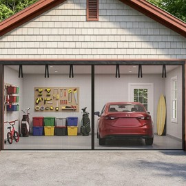 16x7FT Garage Door Screen for 2 Car