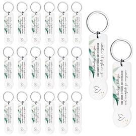 Hestya Set of 20 Acrylic Shopping Trolley Token Keyring "Großartige Kollegen sind Schwer zu Finden" - Gift for Colleagues, Team & Employees for Farewell, Job Change or Retirement