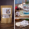 DIY Mosaic Coasters kit, 2 Pieces tourquoise Blue