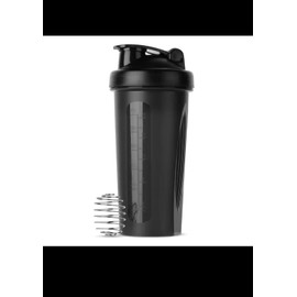 Shaker Bottle with Whisk Ball -Black