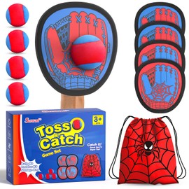 Sunrad Toss and Catch Ball Set, Kids Toddler Baseball Catch Ball Outdoor & Beach Toys for Family, Pool Beach Yard Camping Outside Game for Kids Age 3 4 5 6 7 8-12+, Birthday Gift for Boys Girls