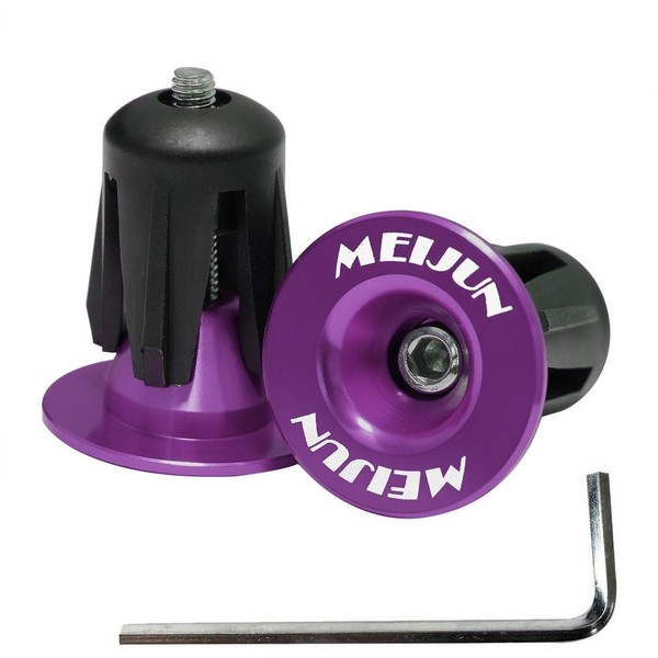 Bike Handlebar End Plugs Expanding Locking Bar End Caps for