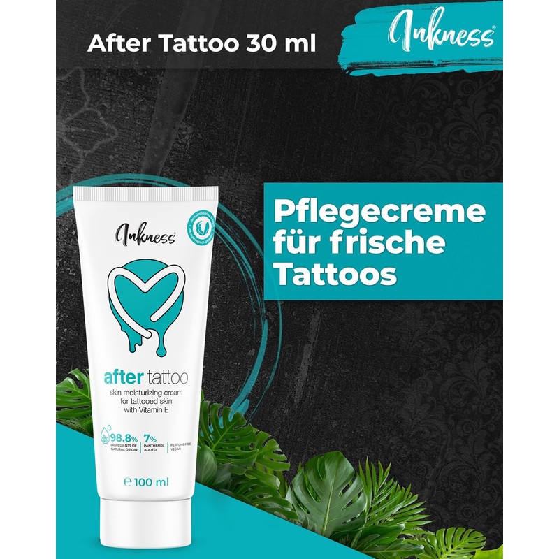 Inkness® After Tattoo (100ml) - Pflege für tätowierte Haut mit