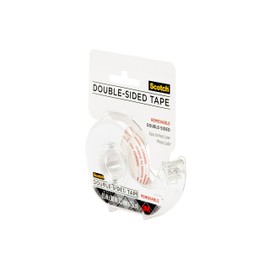 Scotch Scotch Tape Double Sided Removable, 1/2 in x 300 in, 1/Pack, Removable and Double Sided (2002-CFT)